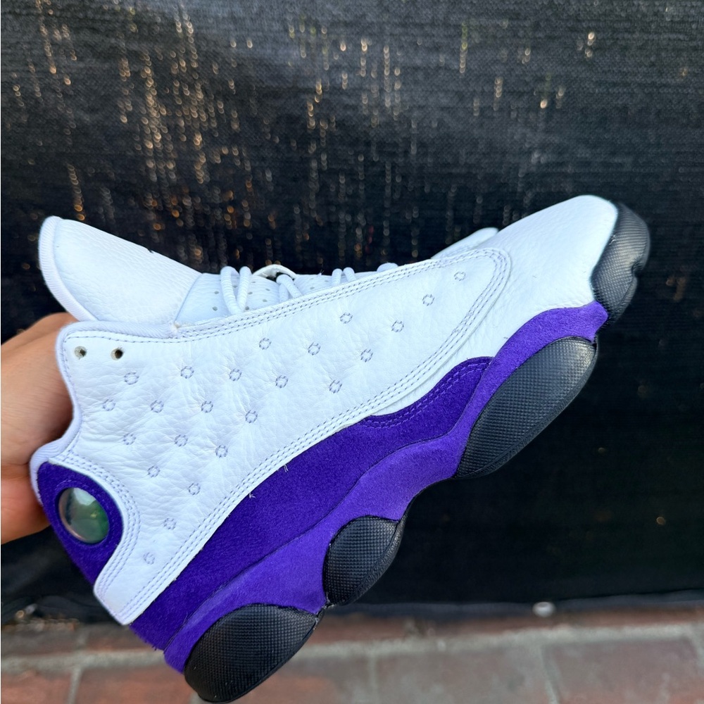 SOLD!!!!  Men's White and Purple Sneakers